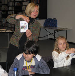 Ute Krause im Berlin Verlag© kulturkind Ute Krause im Berlin Verlag© kulturkind