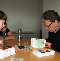 Klaus Kordon in der Bibliothek Steglitz Zehlendorf Klaus Kordon in der Bibliothek Steglitz Zehlendorf