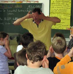 Leopé in der Franz-Marc-Grundschule Leopé in der Franz-Marc-Grundschule